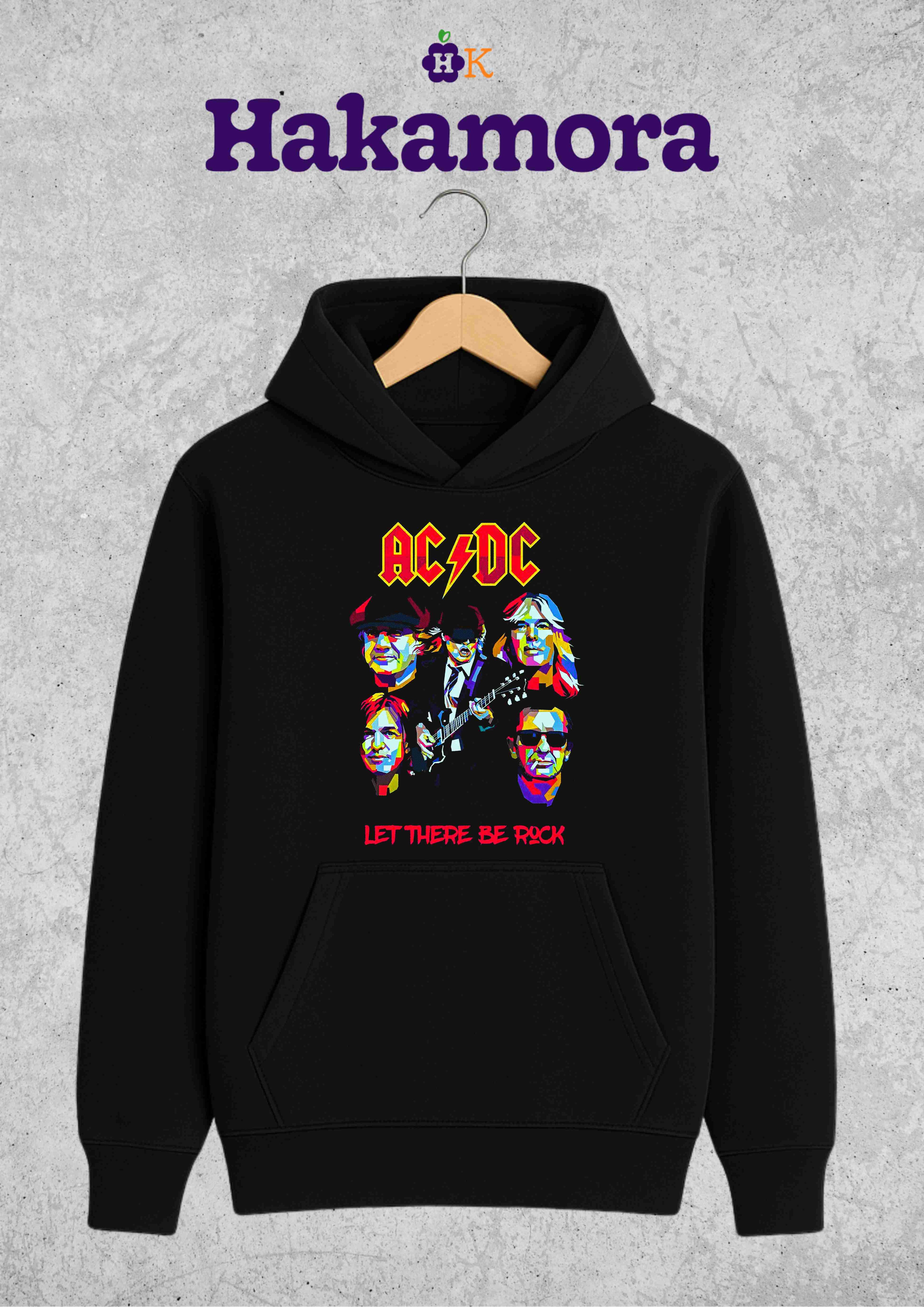 Buso hoodie capotero AC/DC Let There Be Rock