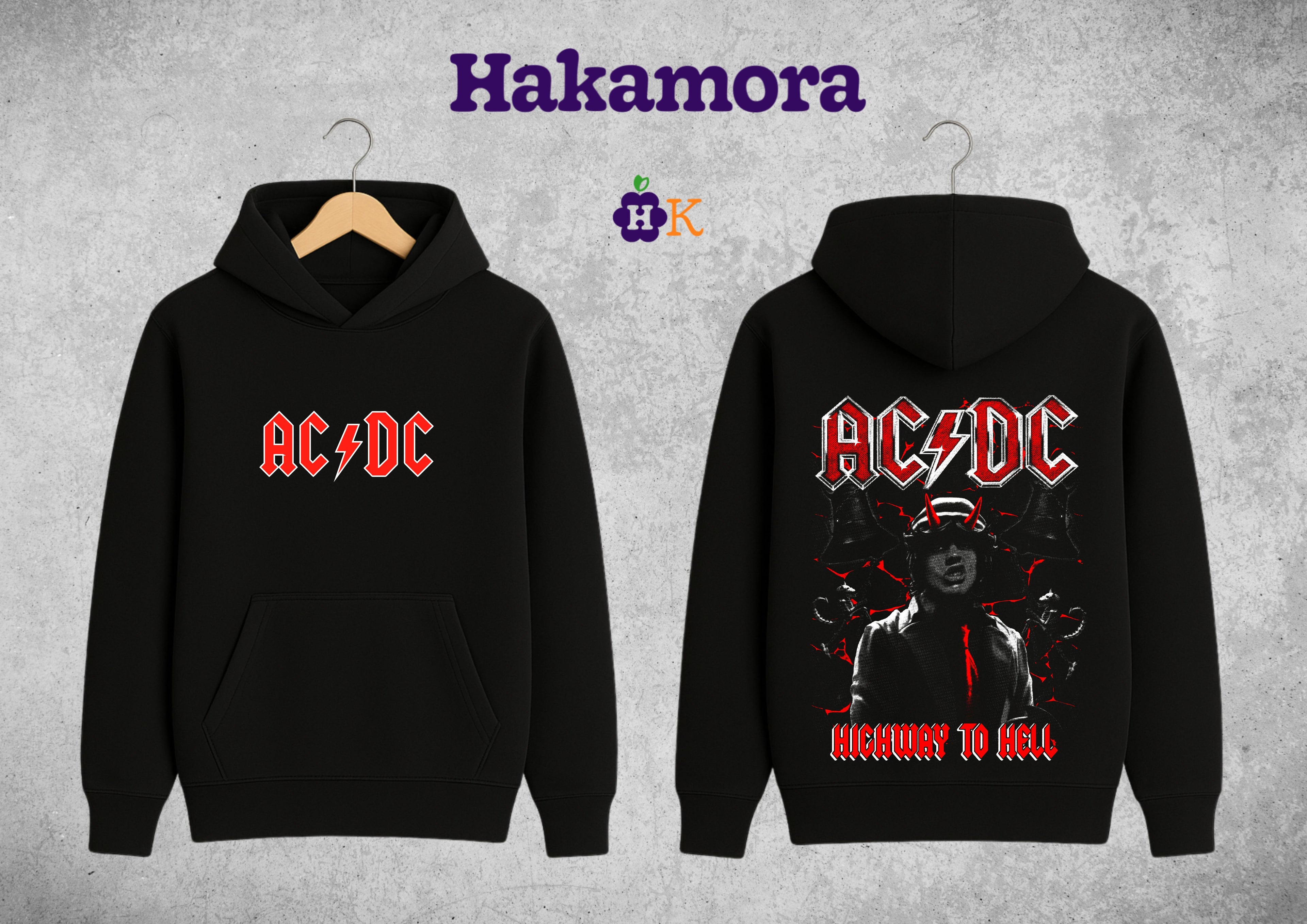 Buso Hoodie Hard Rock AC/DC Angus Young