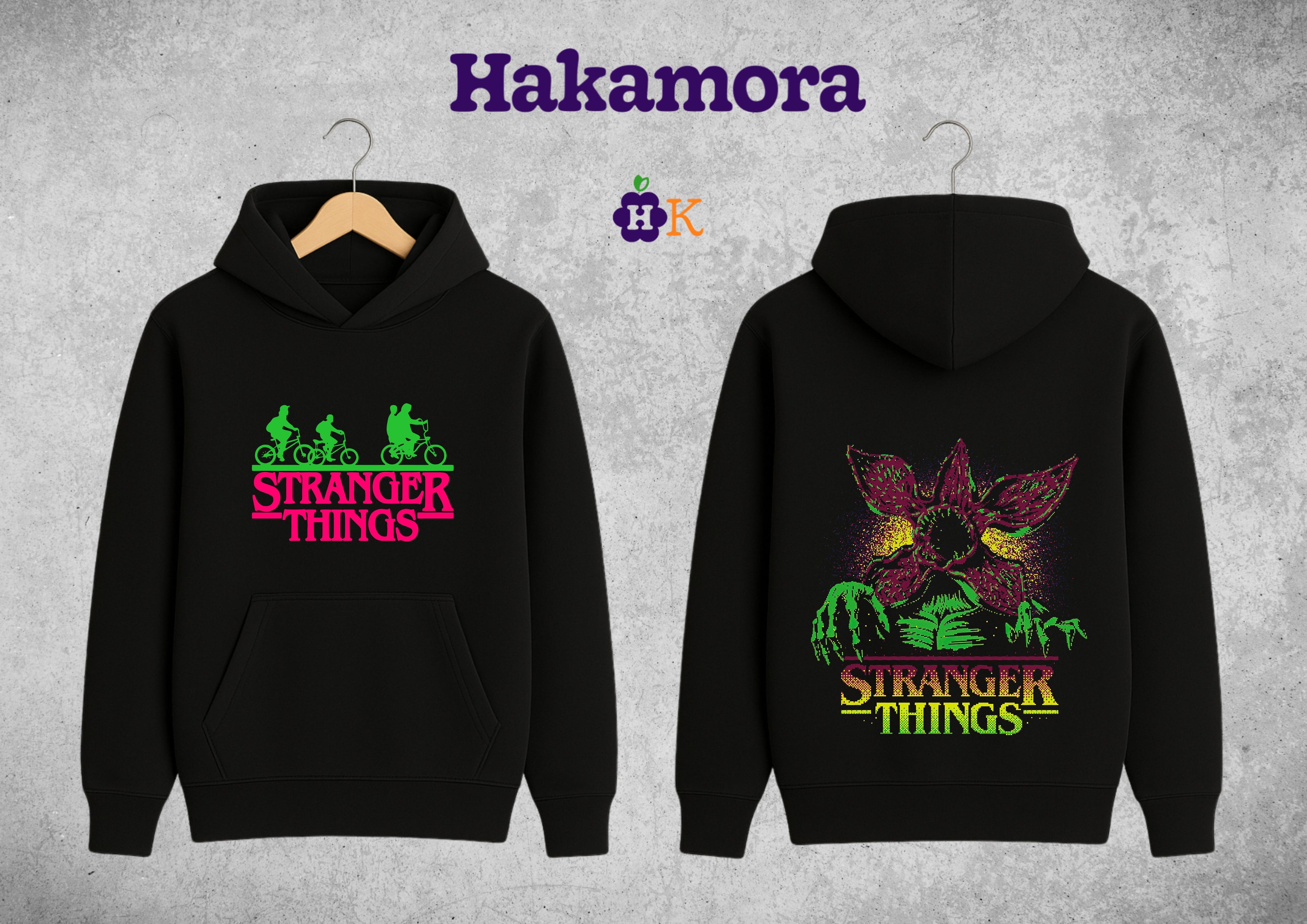 Buso Stranger Things Demogorgon Neón