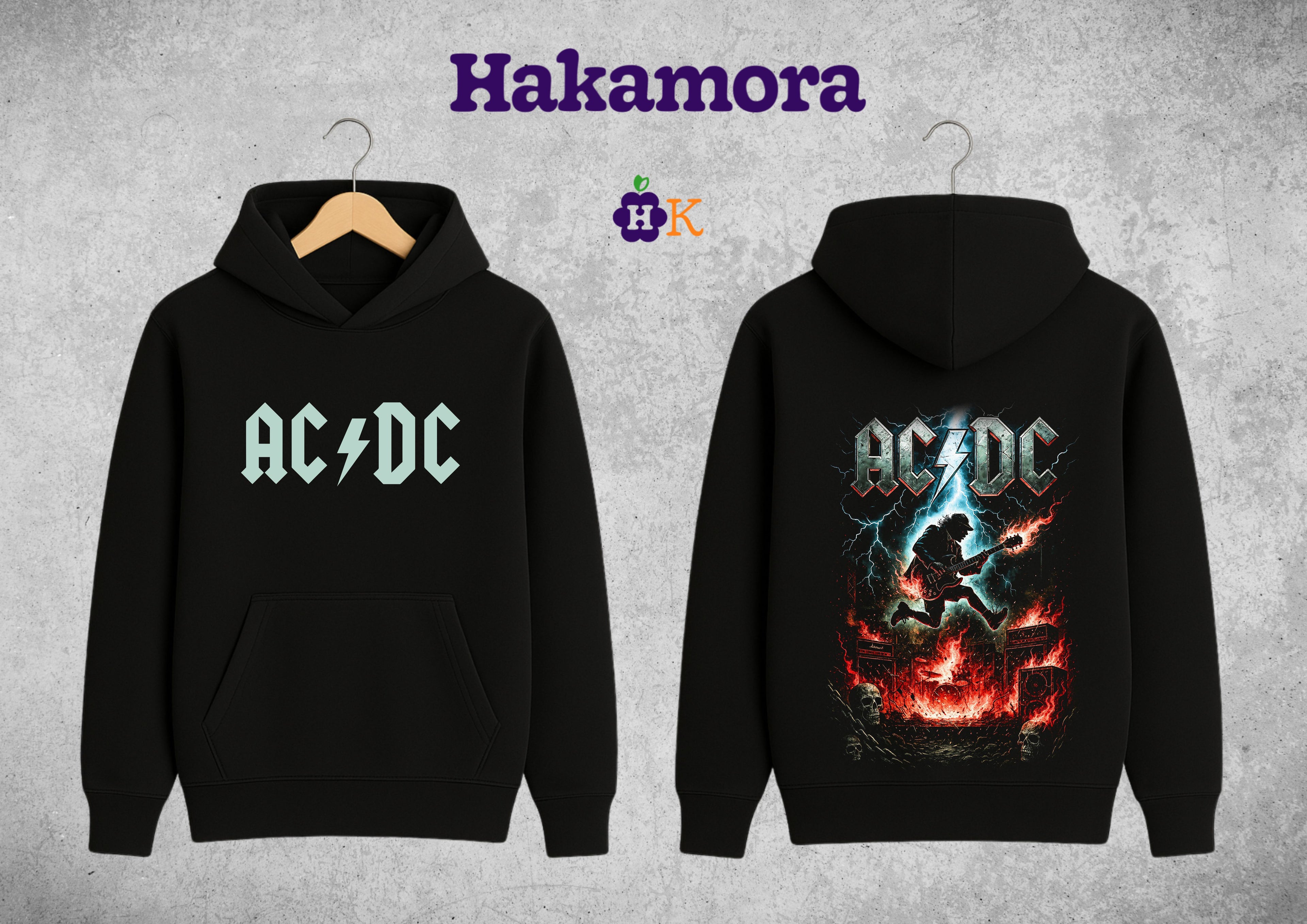Buso capotero AC/DC Angus Young Hoodie Hard Rock