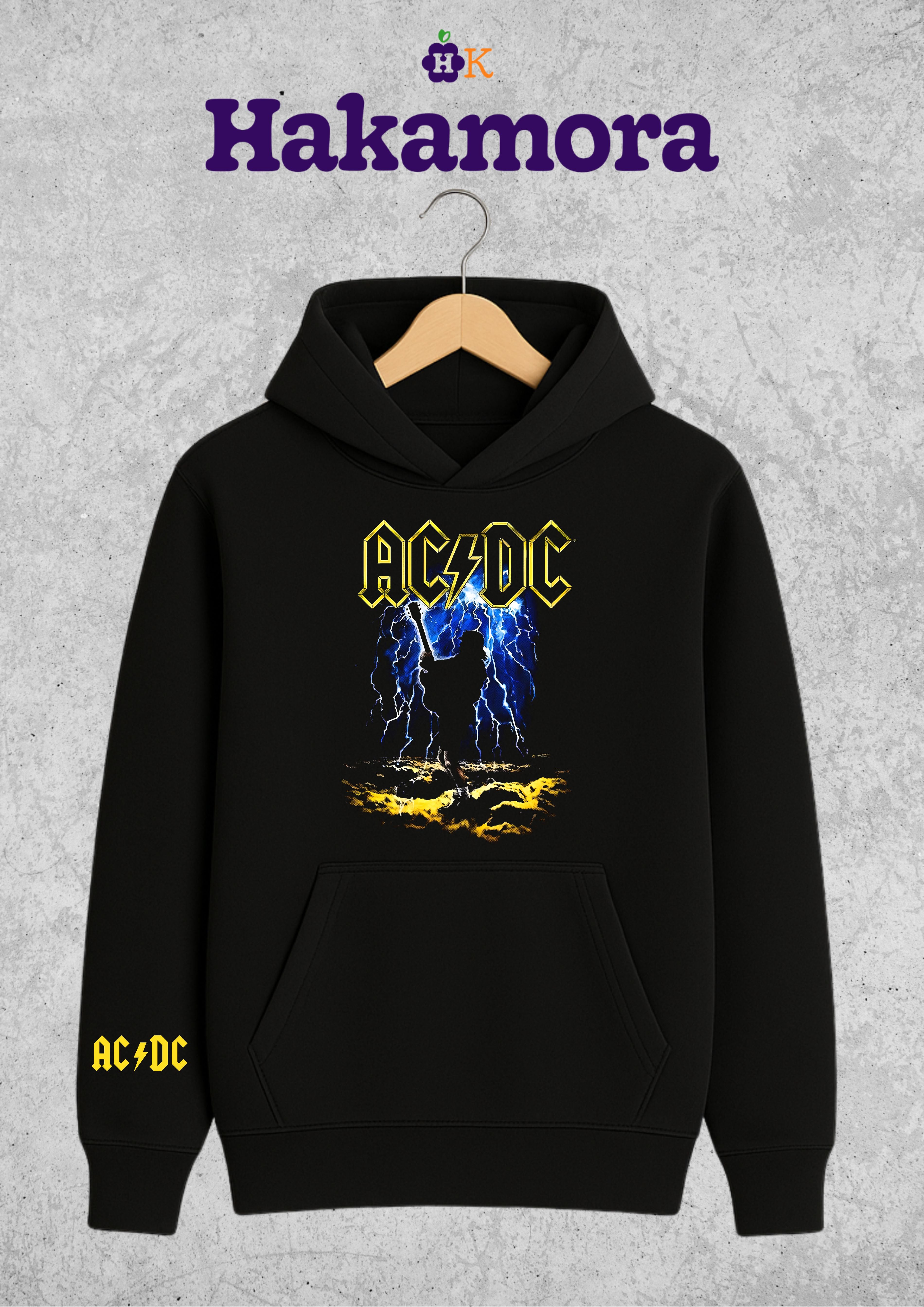 Buso capotero AC/DC Rayo Hoodie